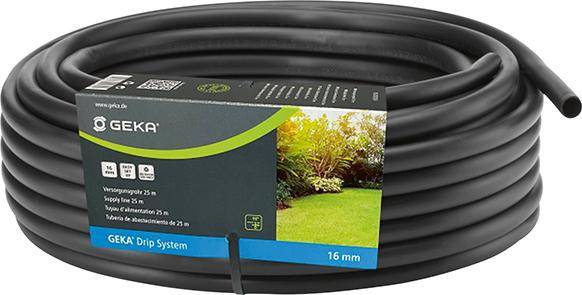 Versorgungsrohr 16 mm, 25 m GEKA Drip Beschaffungsartikel - Artikel: 4015933114324