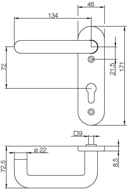 FH-DD-Grt., oval Kursch.PZ,Kst.schwarz - Artikel: 4016753089083
