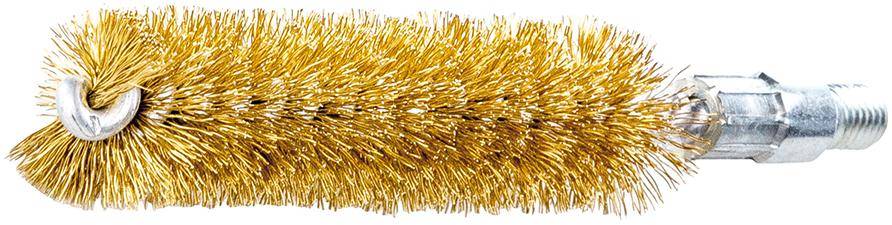 Rohrbürste m. Gewinde M6 Ø14mm, Messing gew.,015mmLessmann - Artikel: 4017359004517