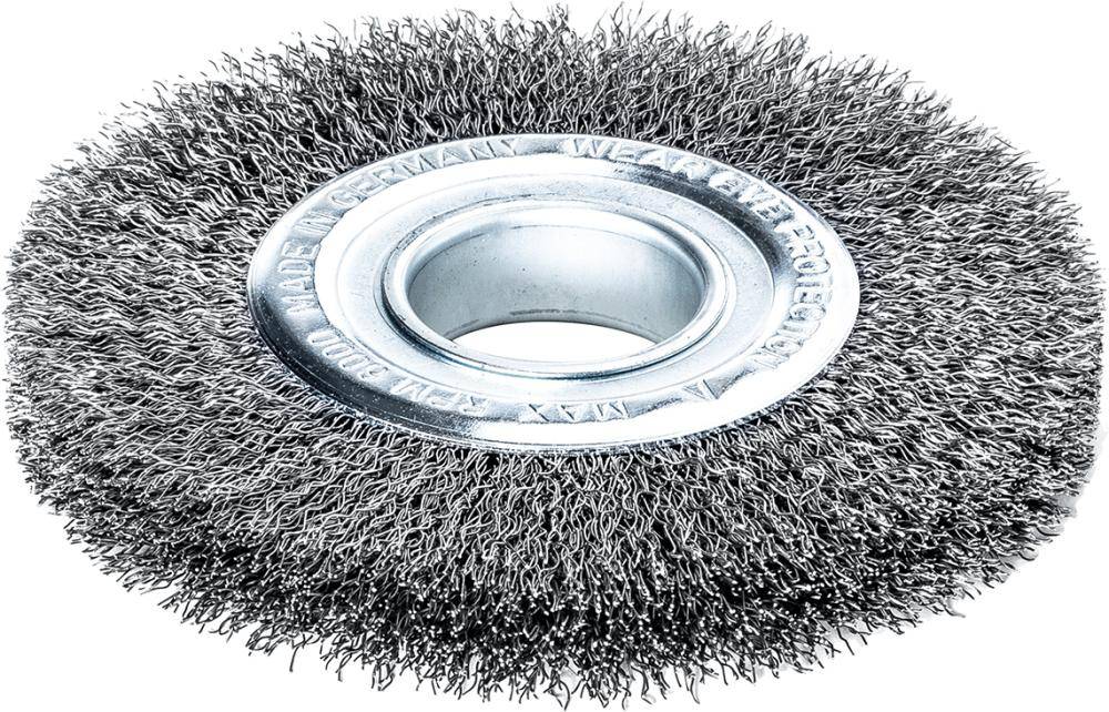 Rundbürste Stahldraht 178x23/26mm,gewellt 0,3mmLessmann - Artikel: 4017359004920