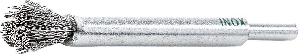 Pinselbürste Edelstahl gewellt 12x20/120x0,3mm Lessmann - Artikel: 4017359006955