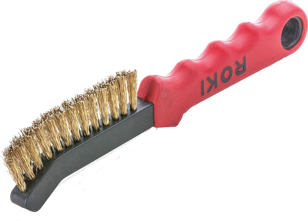 Drahtbürste ROKI Messing gewellt 0,25mm Lessmann - Artikel: 4017359007648