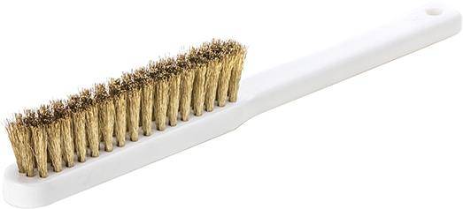 Feinbürste Kunstst.-griffMessing gewellt 0,15mm Lessmann - Artikel: 4017359240281