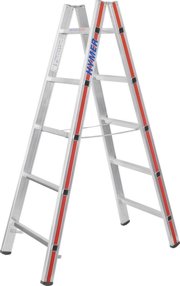 Sprossenstehleiter 2x5 Spr. 1,47 m