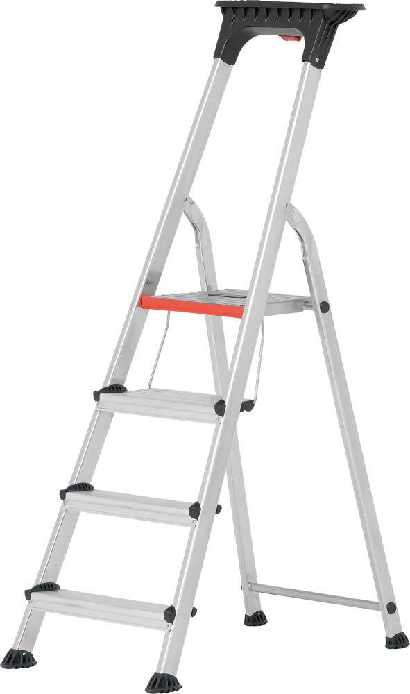 Stufenstehleiter 4Stufen Standhöhe 0,88m 4 Stufen Standhöhe 0,88 m