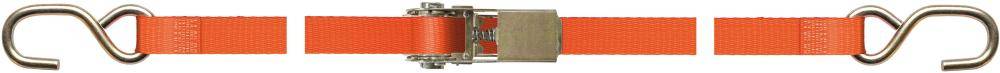 Ratschenzurrgurt 4 m 0,5t, 25mm, S-Haken