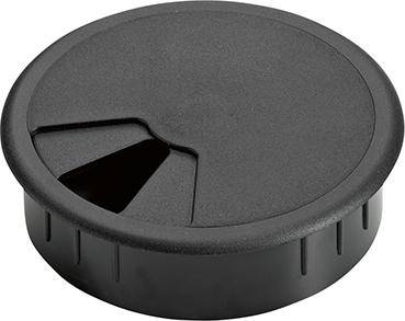 Kabeldurchlass,73748,Ø80,schwarz - Artikel: 4023149068782