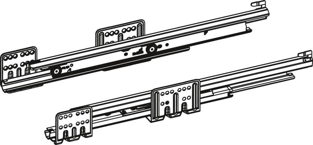 Unterflur-Vollauszug,9240884,270mm,Stahl - Artikel: 4023149150944