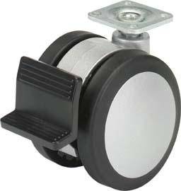 Zwillingsrolle,9078515,Ø75mm,schwarz - Artikel: 4023149130274