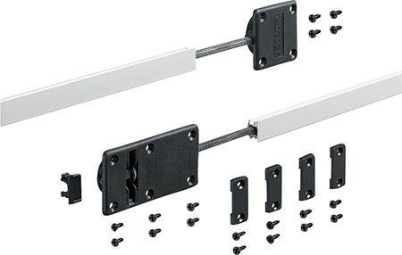 Ausrichtbeschlag,9252651,Aluminium schw. - Artikel: 4023149155130