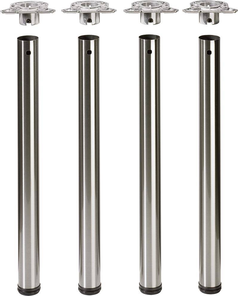 Tischbeinset,70135,Ø60x710mm,edelst.opt. - Artikel: 4023149701351