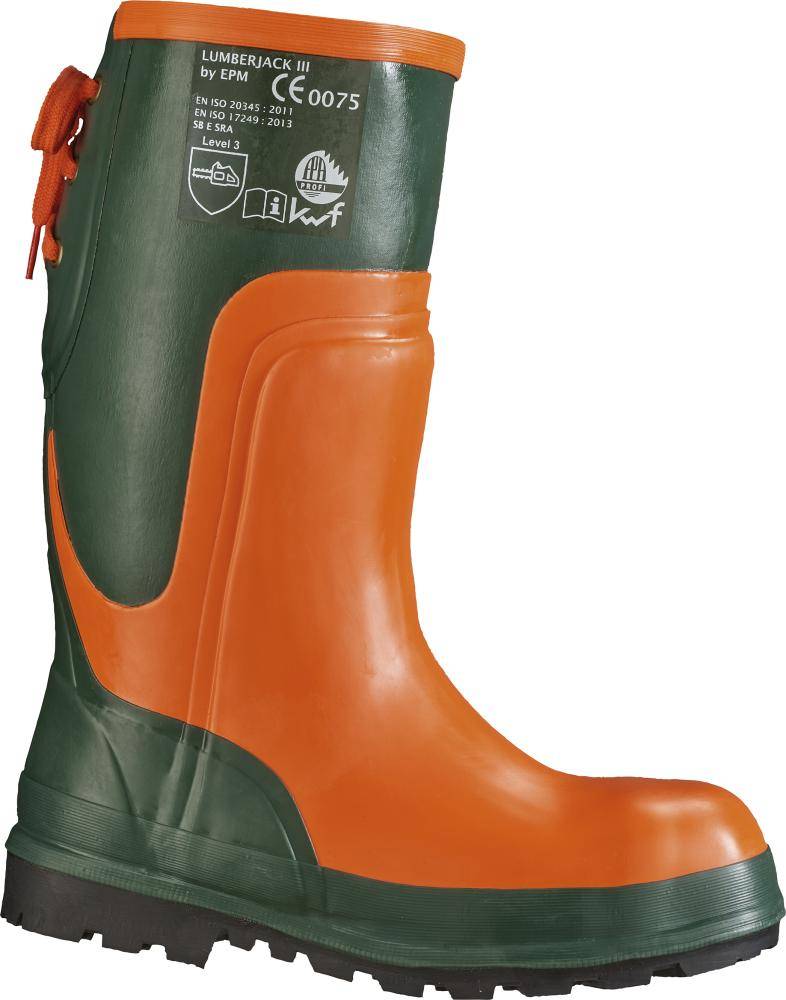 Forst-Gummistiefel Ulme orange/grün Größe 39 - Artikel: 4025888040104