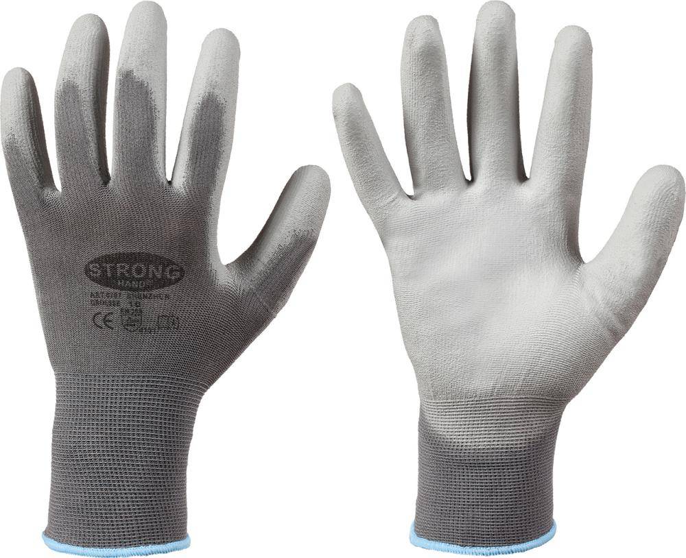 Strickhandsch.Shenzhen, Nylon, Gr. 9, grau - Artikel: 4025888153651