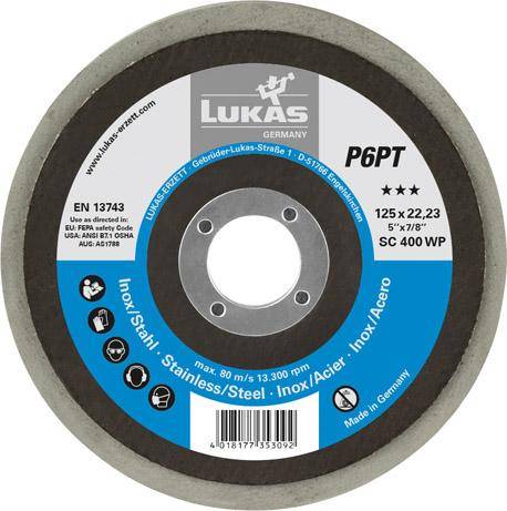 Polierteller P6PT 125mm schräg SC240 medium - Artikel: 4027497550418