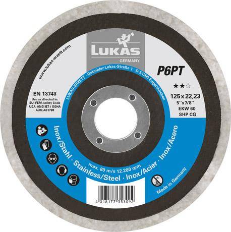 Polierteller P6PT 125mm flach EKW60 SHP CG - Artikel: 4027497569939