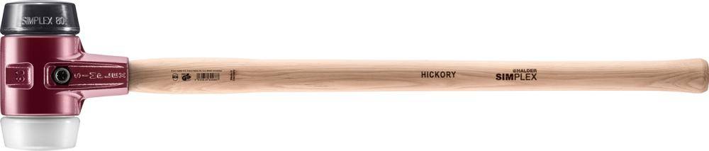 Vorschlaghammer SIMPLEX 80mm Gummi/Superp. Halder - Artikel: 4030618300908