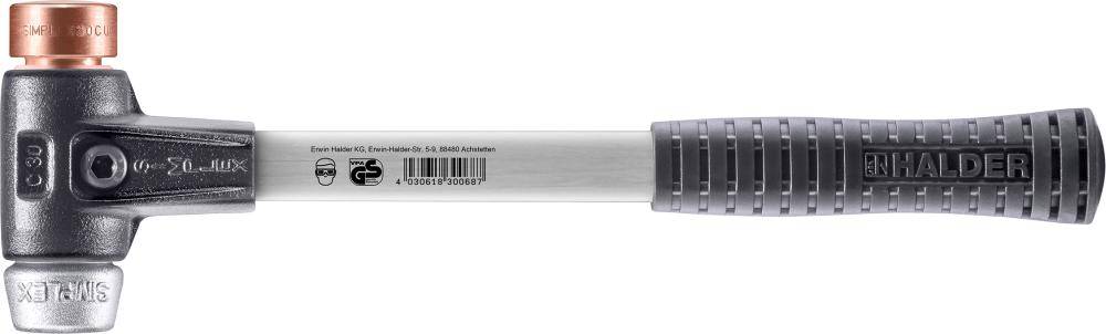 Schonhammer SIMPLEX 30mm Kupfer/Weichm.Halder - Artikel: 4030618303251