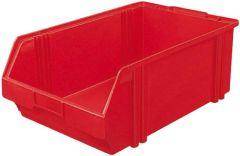 Sichtlagerkasten LK 1 rot 500/450x300x180 mm