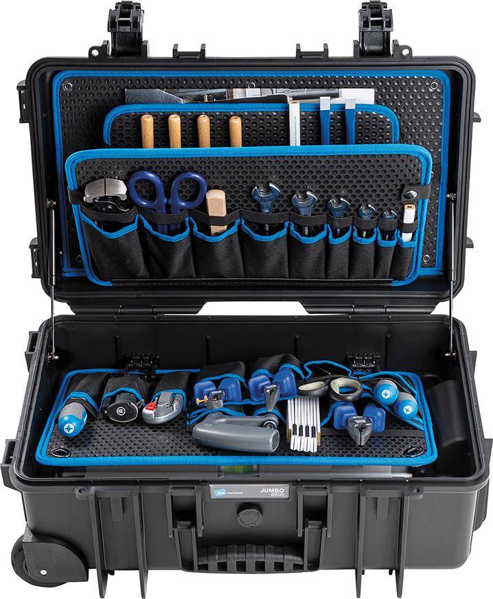 Werkzeugkoffer Jumbo 6600 mit Gasdruckfedern B+W - Artikel: 4031541745668