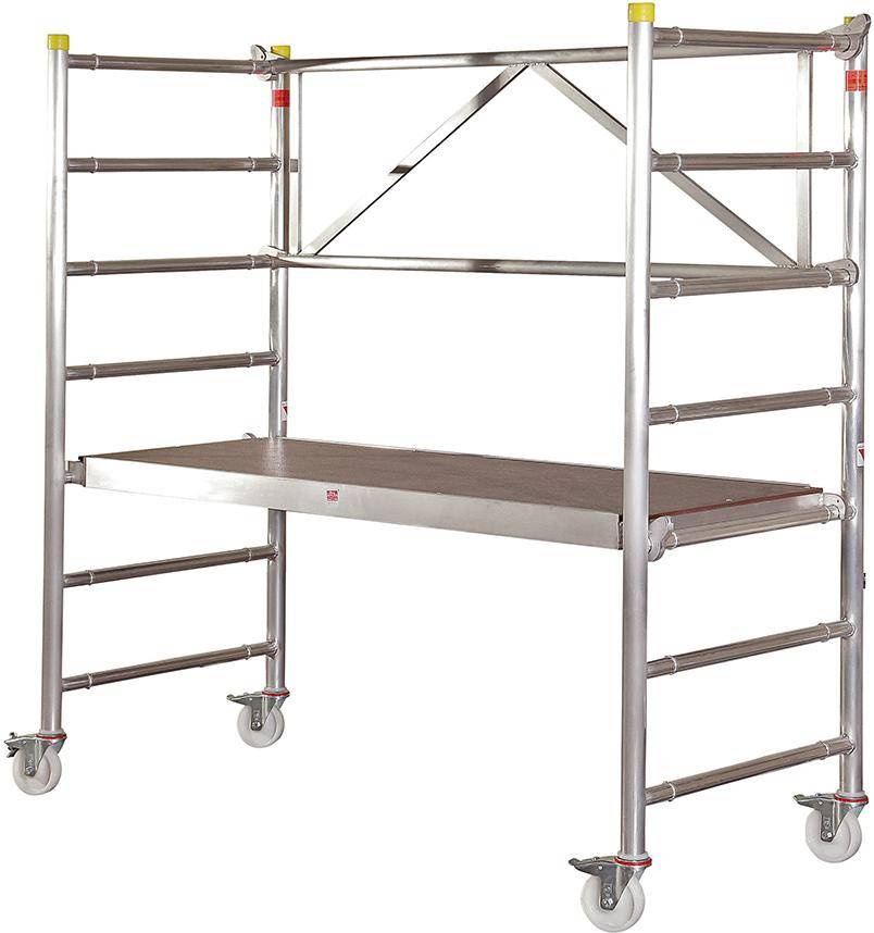 Alu-Rollgerüst Typ Boy 1 Länge 1,80m, Breite 0,79m - Artikel: 4031549460501