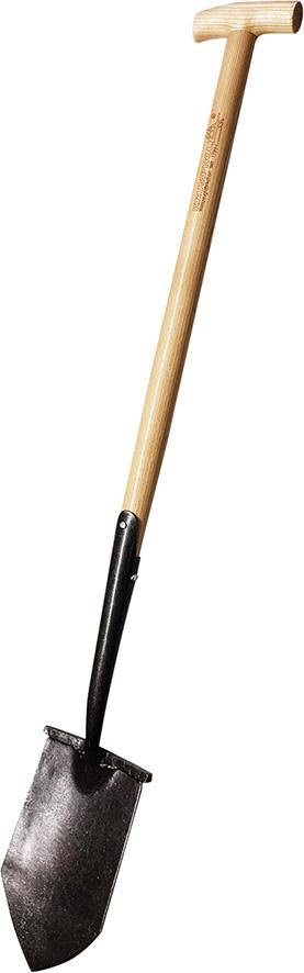 Spitzspaten geschmiedet mit Stiel Made in Germany - Artikel: 4035208017709