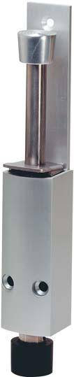 KWS 1226 Türfeststeller 120mm Hub,Stopfen schw. - Artikel: 4041518135620