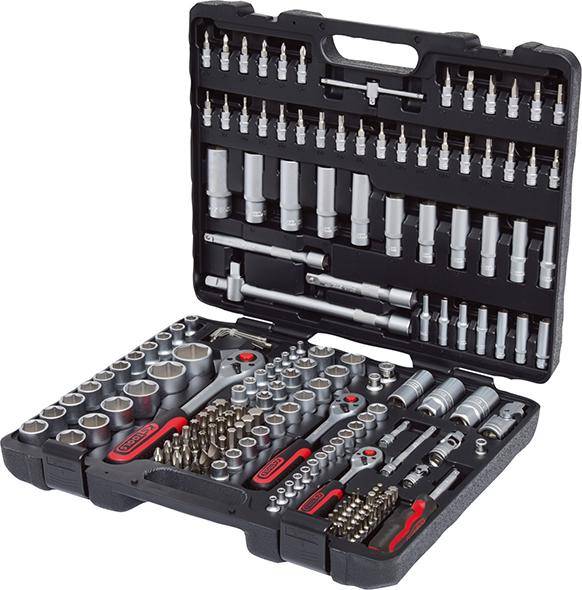 Steckschlüssel-Satz 1/4"+3/8"+1/2" 179-teiligKS Tools - Artikel: 4042146471838