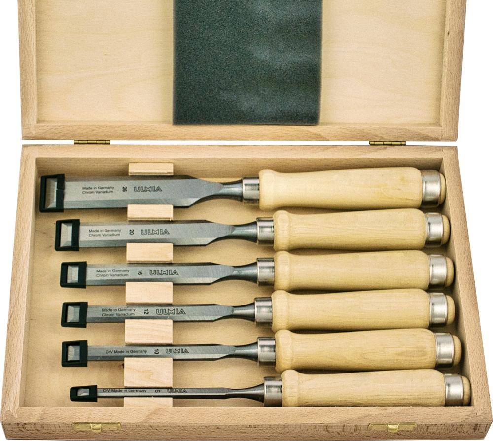 Stechbeitel-Satz 174HK 6tlg. in Holzkassette - Artikel: 4044637103563