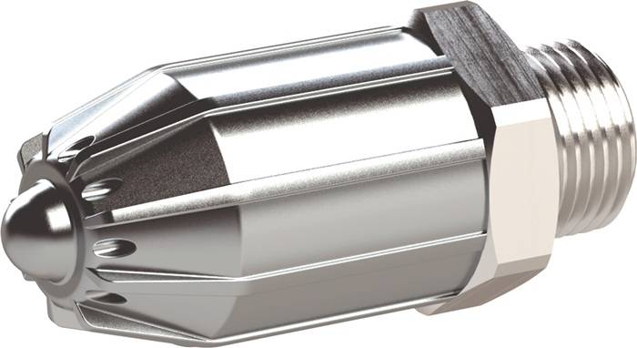 Runddüse AG Zink-Druckguss,Alu.L.41mm AD 17mm RIEGLER