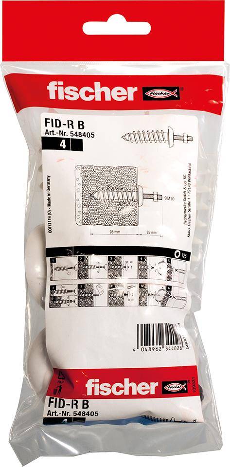 fischer Dämmstoffdübel FID-R B (4 Stück) - Artikel: 4048962344028