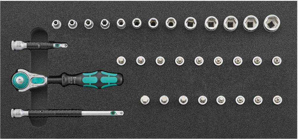 Werkzeugmodul 1/3 Steckschlüssel 1/4" Zyklop und Haltefunktion Wera - Artikel: 4053569861922