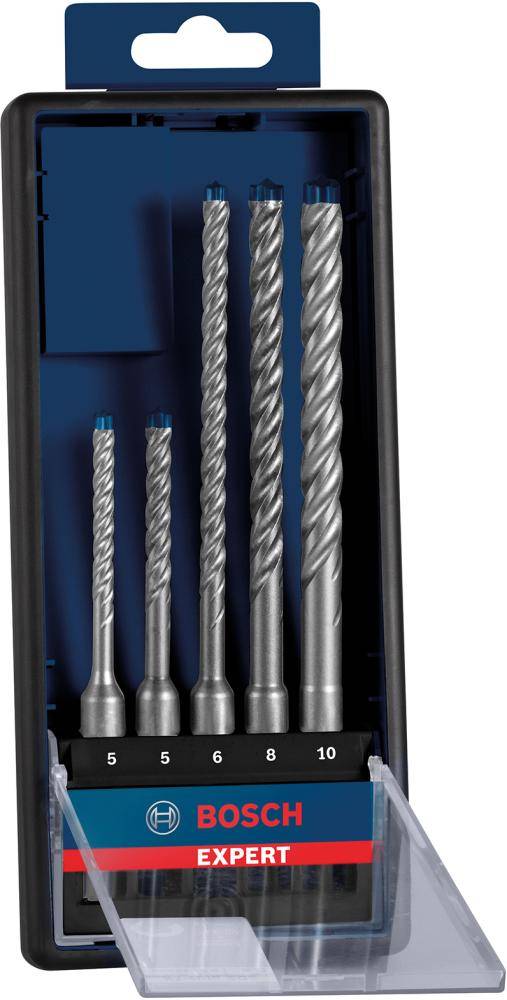 Hammerbohrer-Set EXPERT 5/6/6/8/10mm Bosch 5-teilig SDS plus-7X - Artikel: 4059952532714