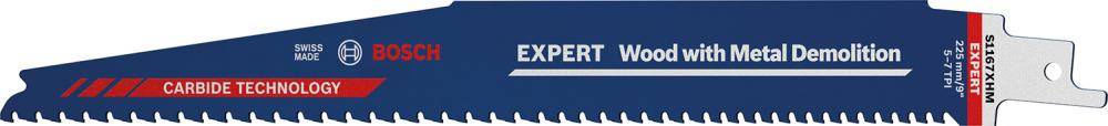 Säbelsägeblatt EXPERT S 1167 XHM Bosch VE à 1 Stück Wood withMetal Demolition - Artikel: 4059952534886