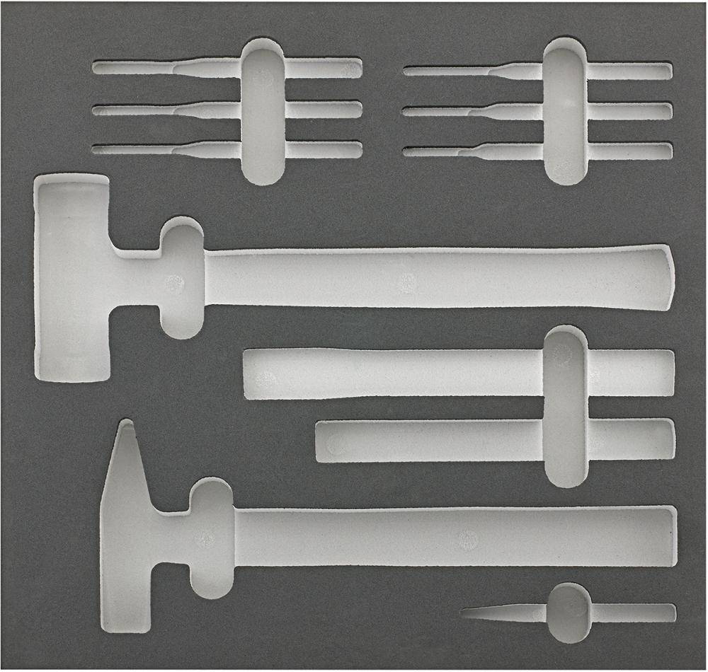 Werkzeugmodul 2/3 leer Hammer und Meissel FORTIS