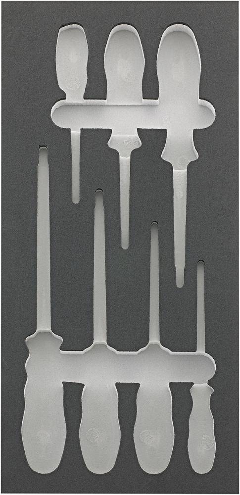 Werkzeugmodul 1/3 leer Schraubendreher VDE FORTIS