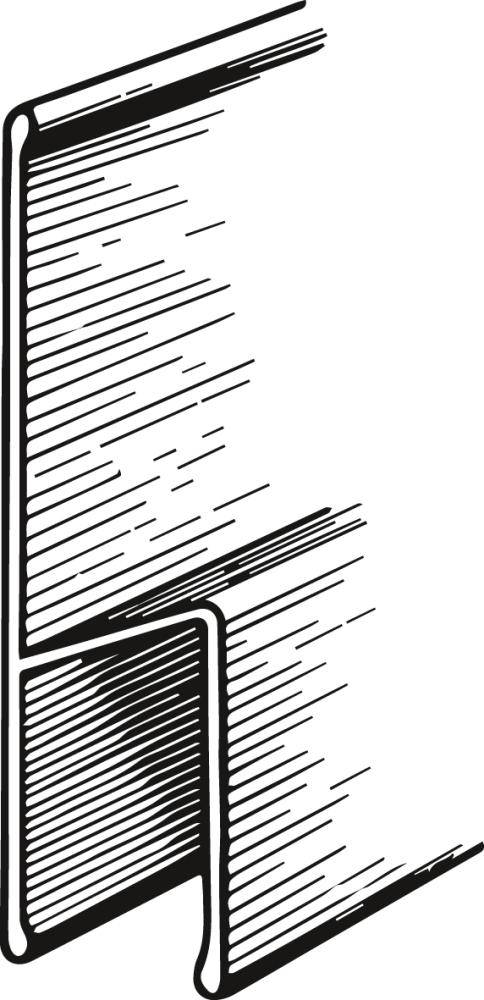 Alu HA - Kartätsche 114 x 25 mm - 1,2 m FORTIS Bau - Artikel: 4063726007469