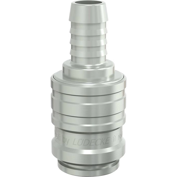 WaterProfi Kupplung Serie WPN DN9, o.Ventil, Tülle 13 mm, 1/2", LÜDECKE - Artikel: 4064564402447 WaterProfi Kupplung Serie WPN DN9, o.Ventil, Tülle 13 mm, 1/2", LÜDECKE - Artikel: 4064564402447