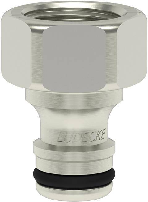 WaterProfi Stecknippel Serie WPN DN9, G1/2" IG LÜDECKE - Artikel: 4064564402492