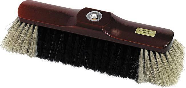 Stubenbesen, 28cm lang m.Naturhaar-Mischung Gewinde