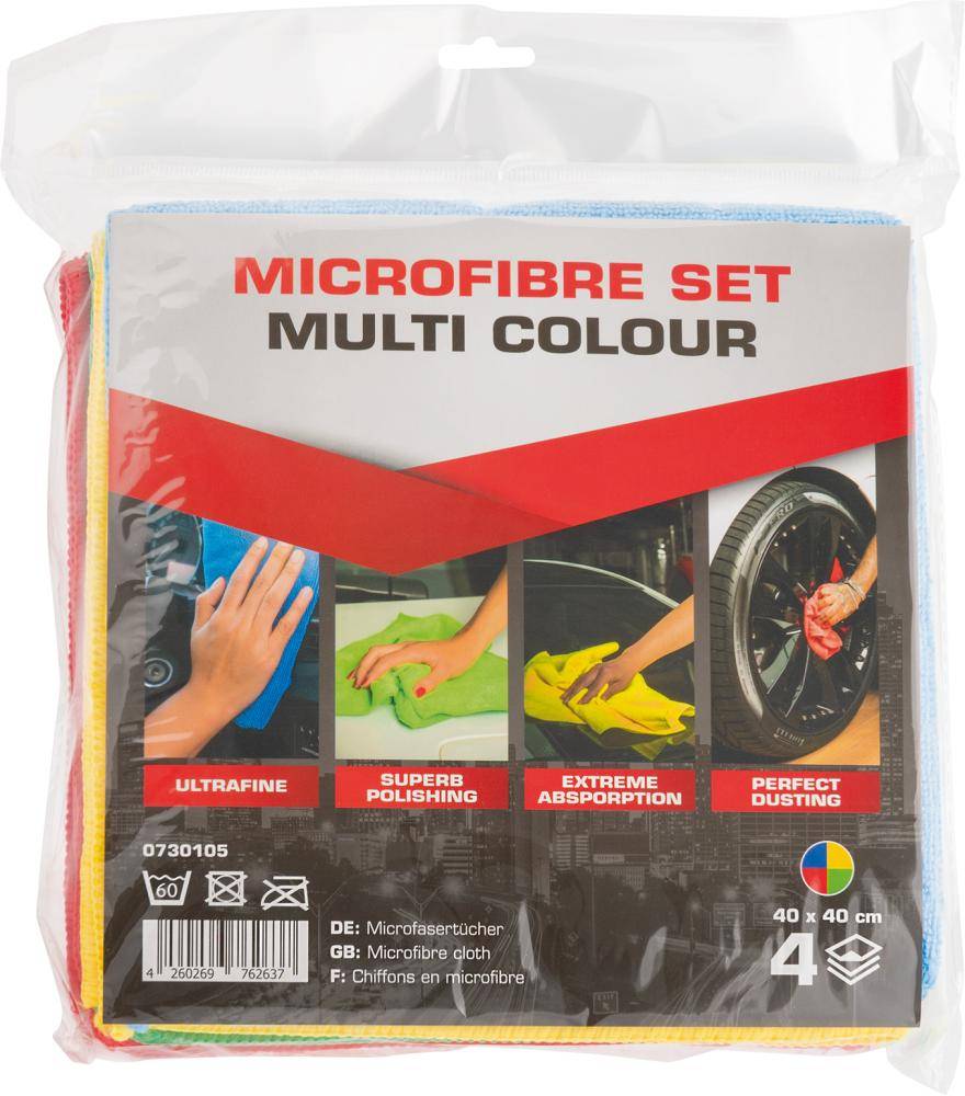 Mircofasertuch bunt 40 x40cm - Artikel: 4260269762637