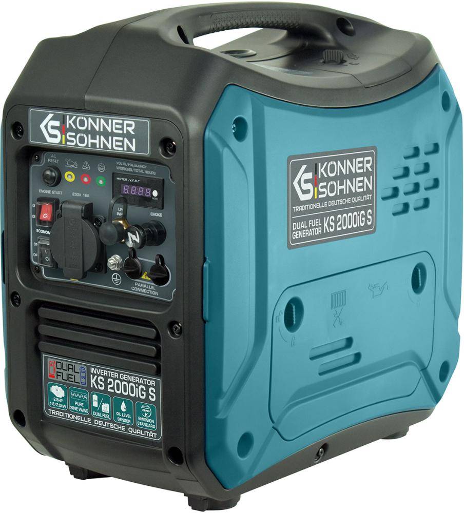 Inverter Generator Hybrid2,0 kW, Gas+Benzin, 50 HzBeschaffungsartikel - Artikel: 4260405364749