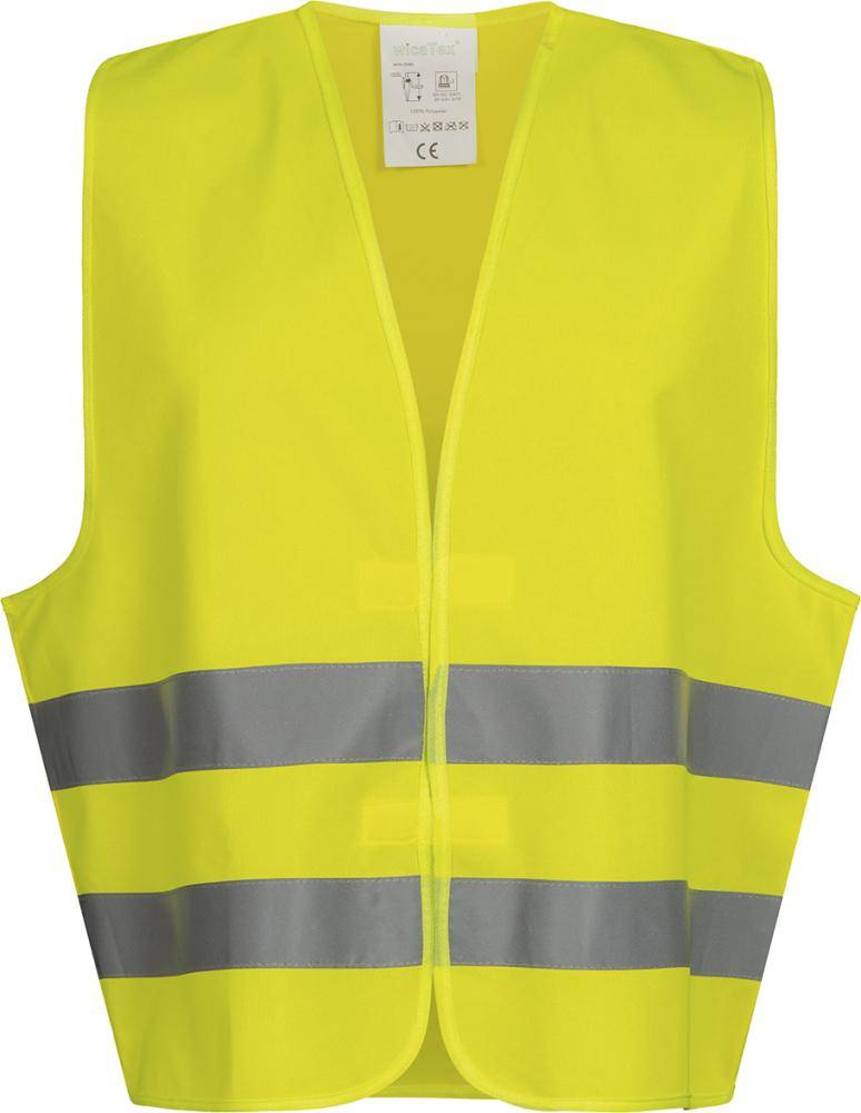 Warnweste, PES, Einheitsgröße, gelb - Artikel: 4317784400763