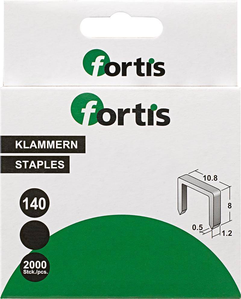 Heftklammer 10 mm a 2000Stk. FORTIS - Artikel: 4317784703437