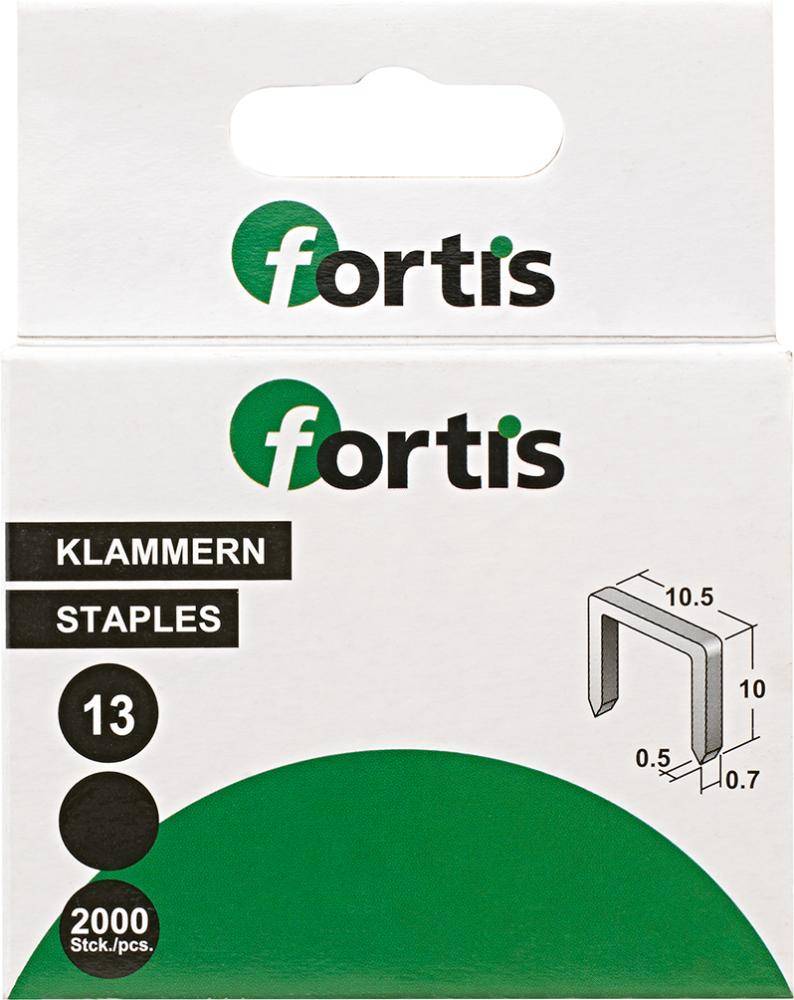 Heftklammer 8 mm a 2000Stk. FORTIS - Artikel: 4317784703529