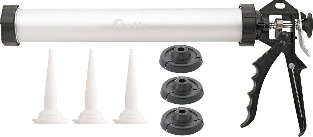 Kartuschenpistole Profi mit 3Spitzen 600ml FORTIS - Artikel: 4317784705523