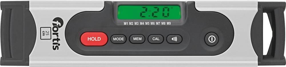 Digital-Wasserwaage 25cm FORTIS - Artikel: 4317784705998