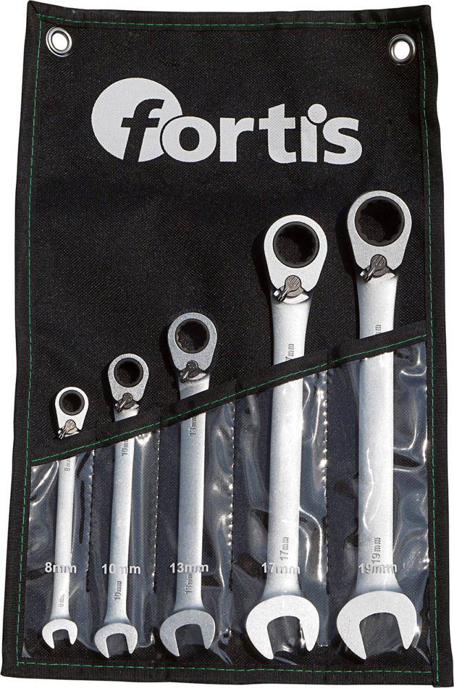 Maulschl.Satz mit Ringr. 5tlg.umsch.8-19mm FORTIS - Artikel: 4317784727211