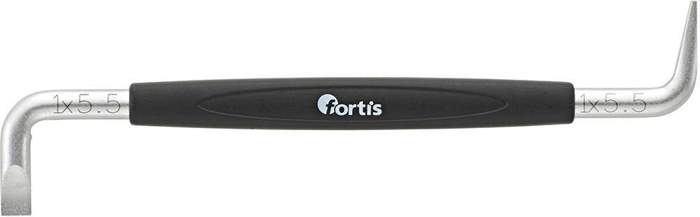Winkelschraubendreher Schlitz 5,5+5,5x125mm FORTIS - Artikel: 4317784730310