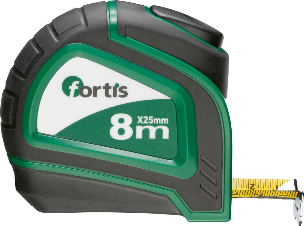 Taschenbandmaß Bandstopp 8mx25 mm FORTIS - Artikel: 4317784730488