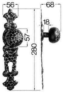 Knopflangsch Nr.316/208H PZ Ei Rowe - Artikel: 4330816002278